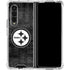NFL Pittsburgh Steelers Black & White Galaxy Z Fold4 5G Clear Case